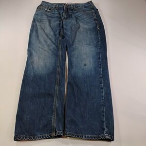 Ariat M2 Traditional Relaxed Boot Cut Men's 32 x 32 Dark Wash Denim Blue Jeans